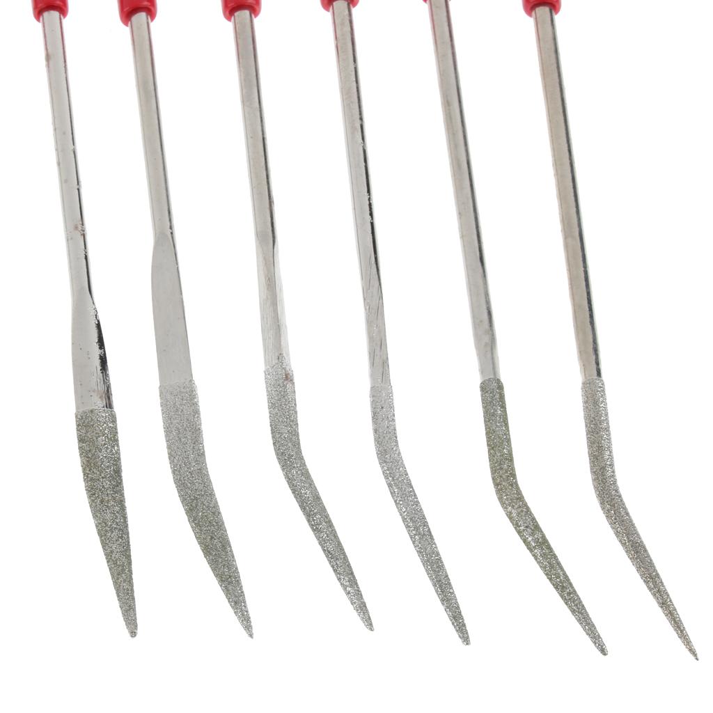 10 Miếng Các Loại Kim Cương Mini Riffler Kim Các Tập Tin Woodcraft Tiện Dụng Các Tập Tin
