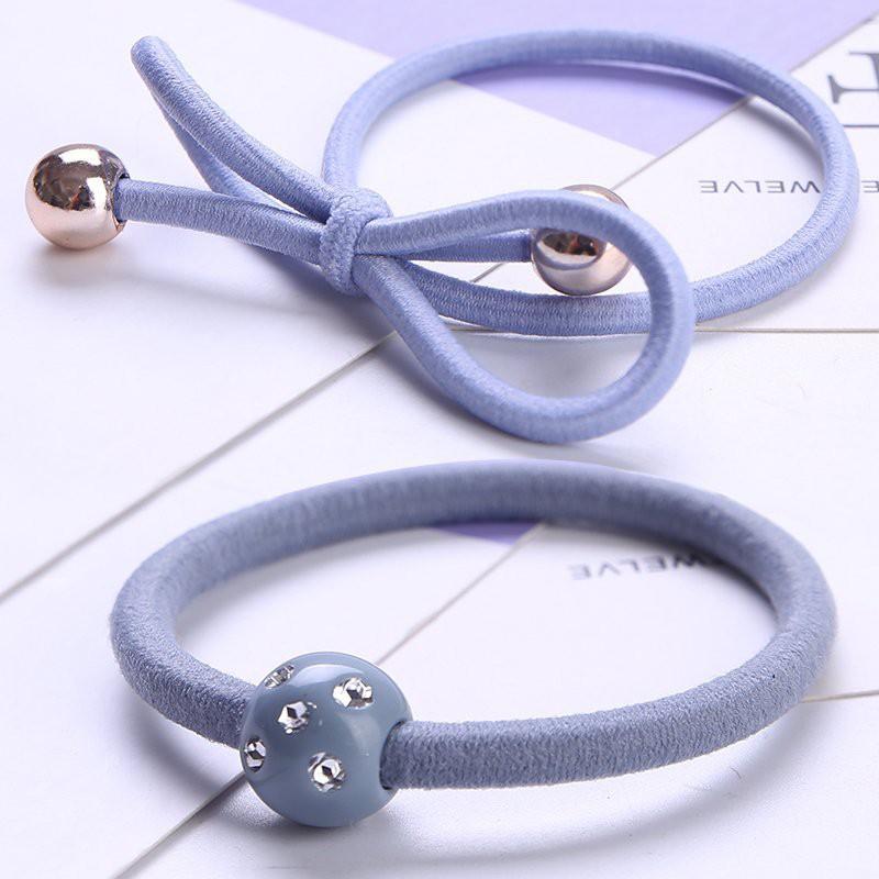 Sét 12 dây buộc tóc như hình có chọn mầu