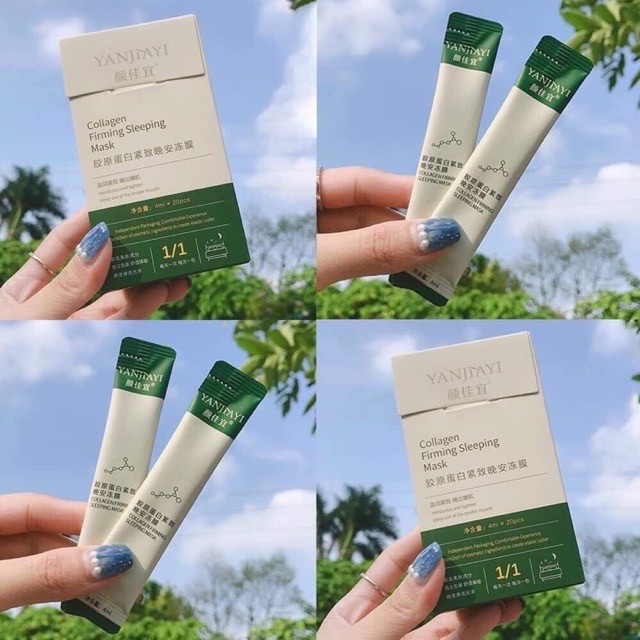 Mặt nạ ngủ dạng thạch Collagen nâng cơ chính hãng YANJIAYI