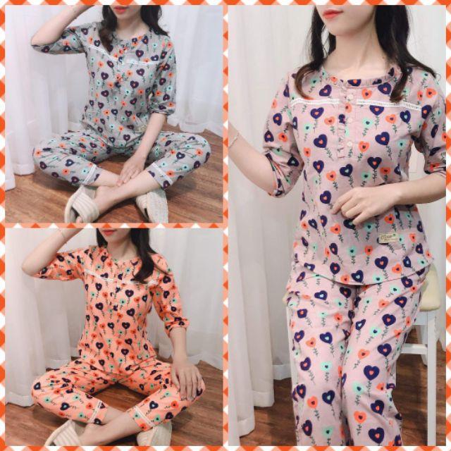 Đồ bộ mặc nhà, sau sinh siêu đẹp ảnh thật