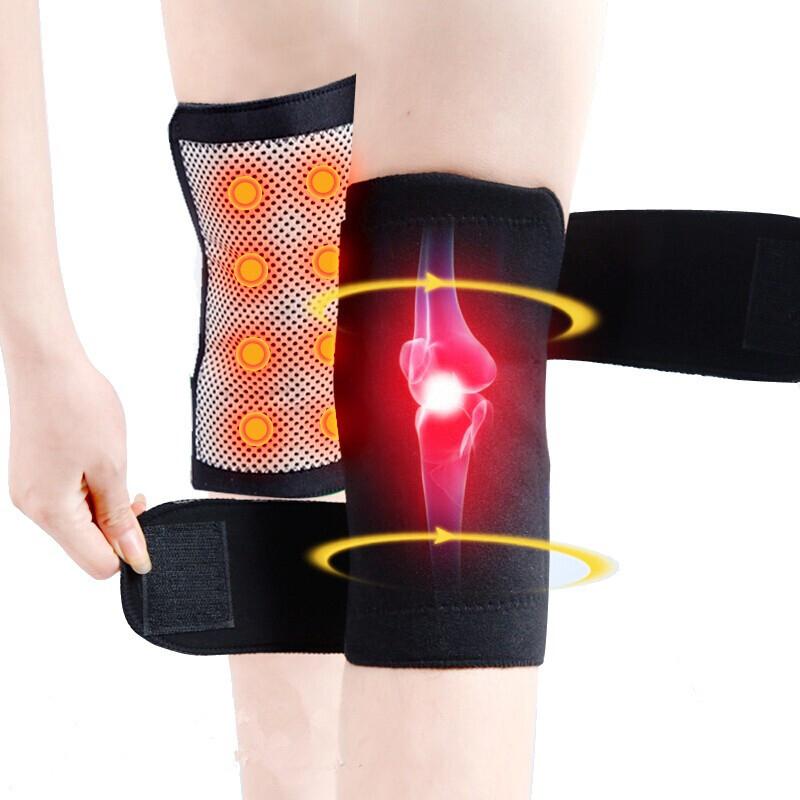 (Hàng Mới Về) Set 2 Đai Quấn Bảo Vệ Đầu Gối Từ Tính Tự Sưởi Ấm Có Thể Điều Chỉnh