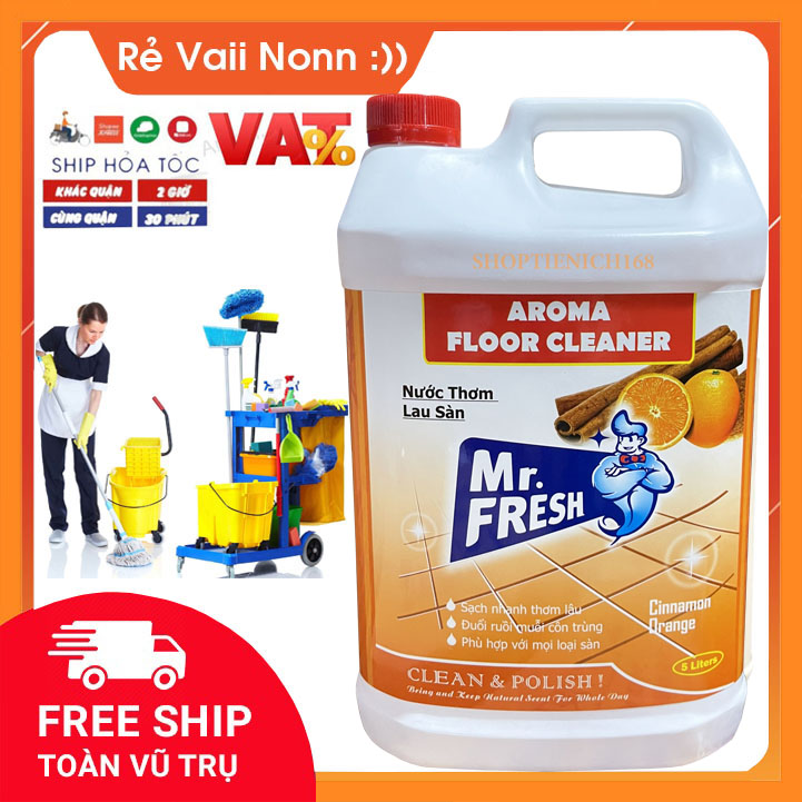 [Audit Supplement 2025-10-21 84175] [NHÀ THƠM-SÀN SẠCH] Nước Thơm lau sàn Diệt khuẩn Mr.fresh 4,2L Hương cam quế