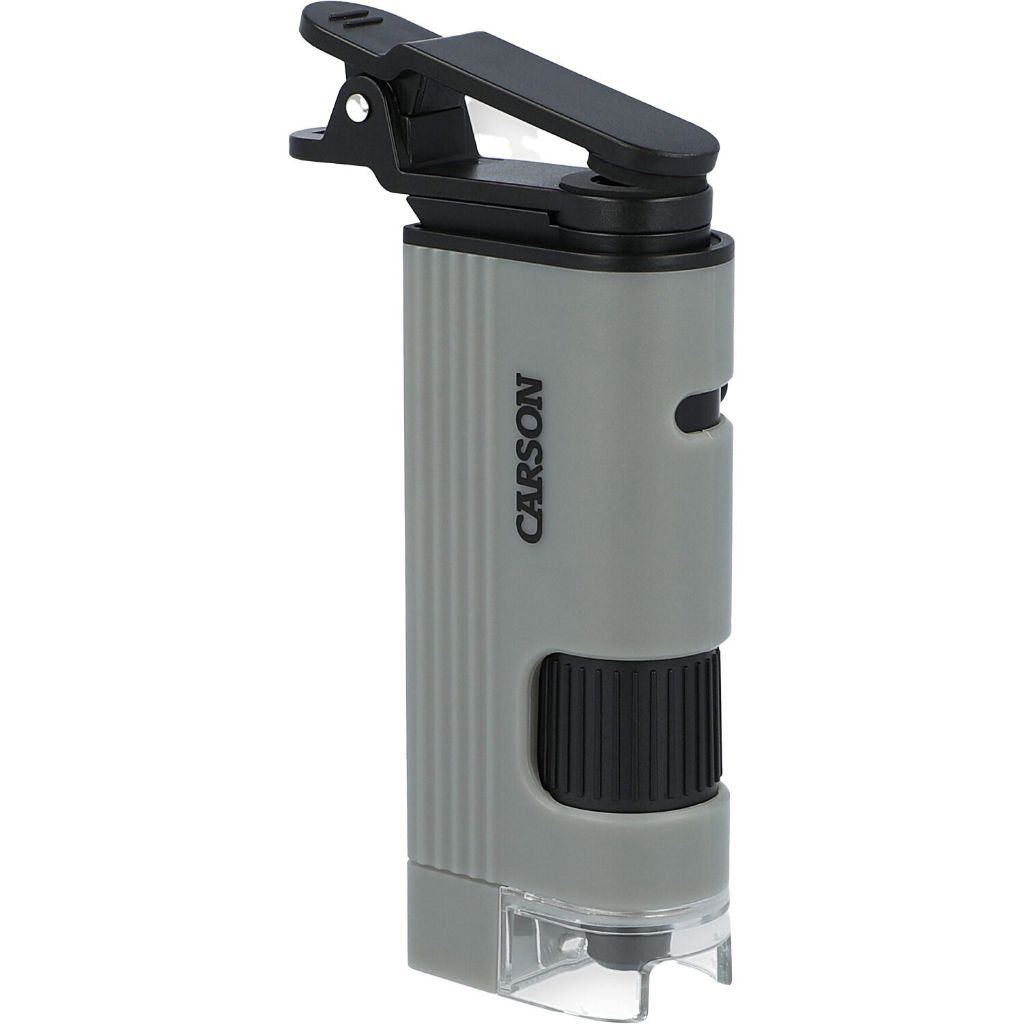 Kính hiển vi bỏ túi kèm kẹp điện thoại thông minh Carson MP-400 (120 - 240x) (Hãng Carson - Mỹ)- Hàng chính hãng