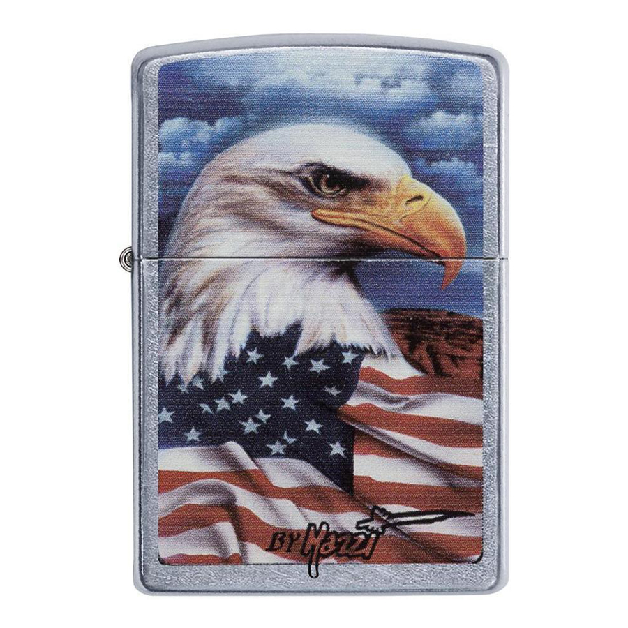 Bật Lửa Zippo 24764 Mazzi Freedom Watch Street Chrome