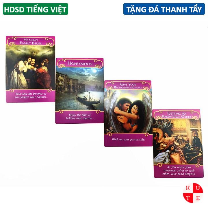Bài Oracle Romance Angels 44 Lá Bài Cán Màng Tặng Hướng Dẫn Tiếng Việt Và Đá Thanh Tẩy