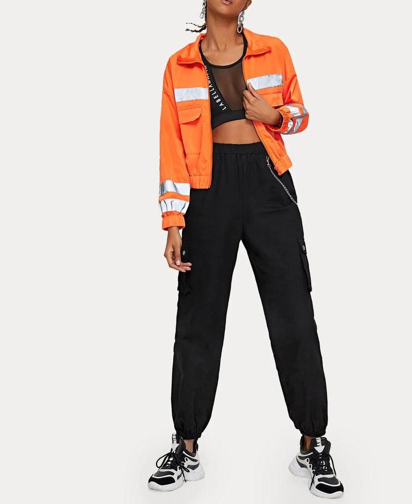 Bomber Jackets Cam Neon Thời Thượng