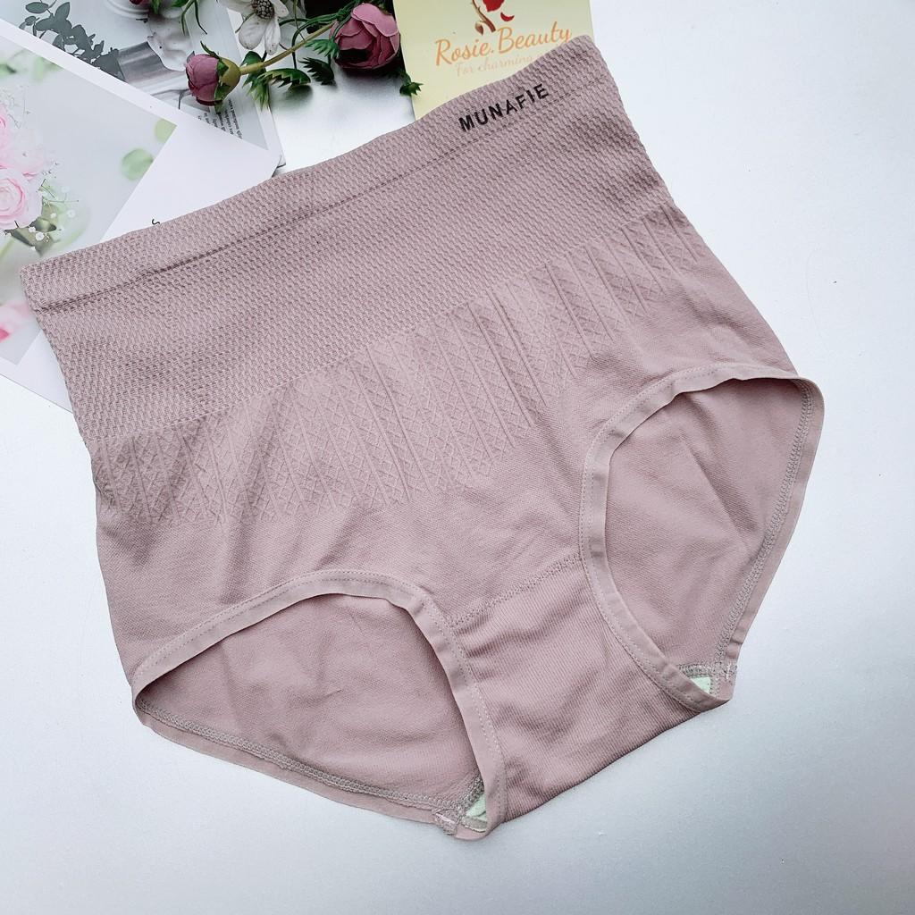 Quần lót gen bụng nhẹ, quần lót cạp cao định hình vòng eo Munafie siêu co giãn QGB/135