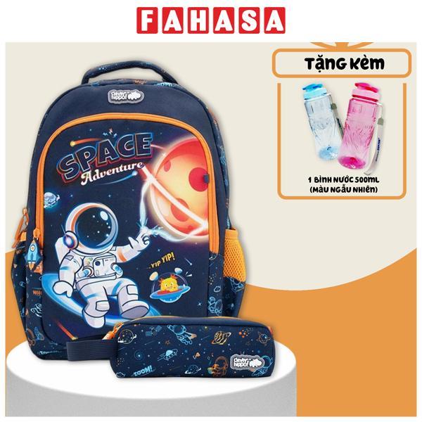 Combo Ba Lô Easy Go + Bóp Viết Space Adventure Clever Hippo - Trung Học (Tặng Kèm Bình Nước 500ml)