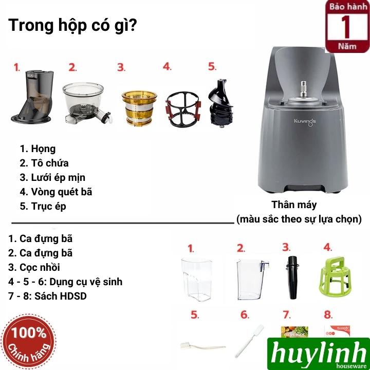 Máy ép trái cây chậm Kuvings EVO810 - Sản xuất tại Hàn Quốc - Hàng chính hãng
