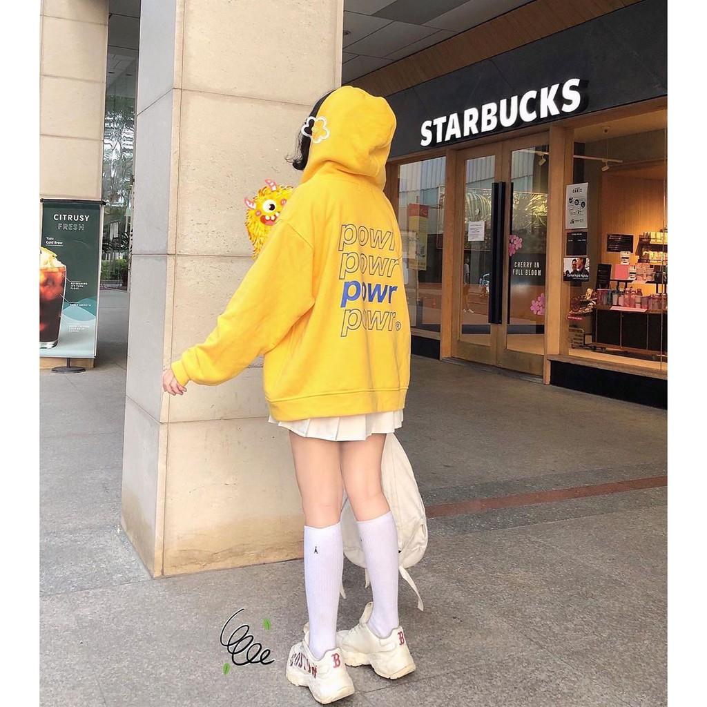 Áo Khoác Nỉ Bông POWR Unisex (4 Màu)