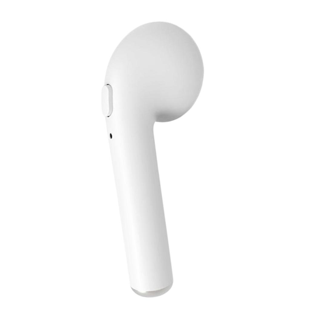 I7s Bluetooth Earphone Sport Mini True Wireless Earbuds single ear White