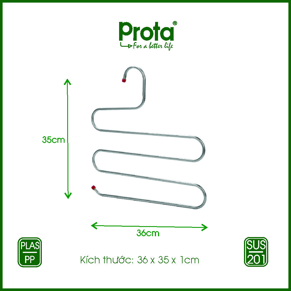 [CHÍNH HÃNG] Prota móc treo 4 tầng inox siêu bền chắc- Cam kết 1 đổi 1- Chất lượng cao
