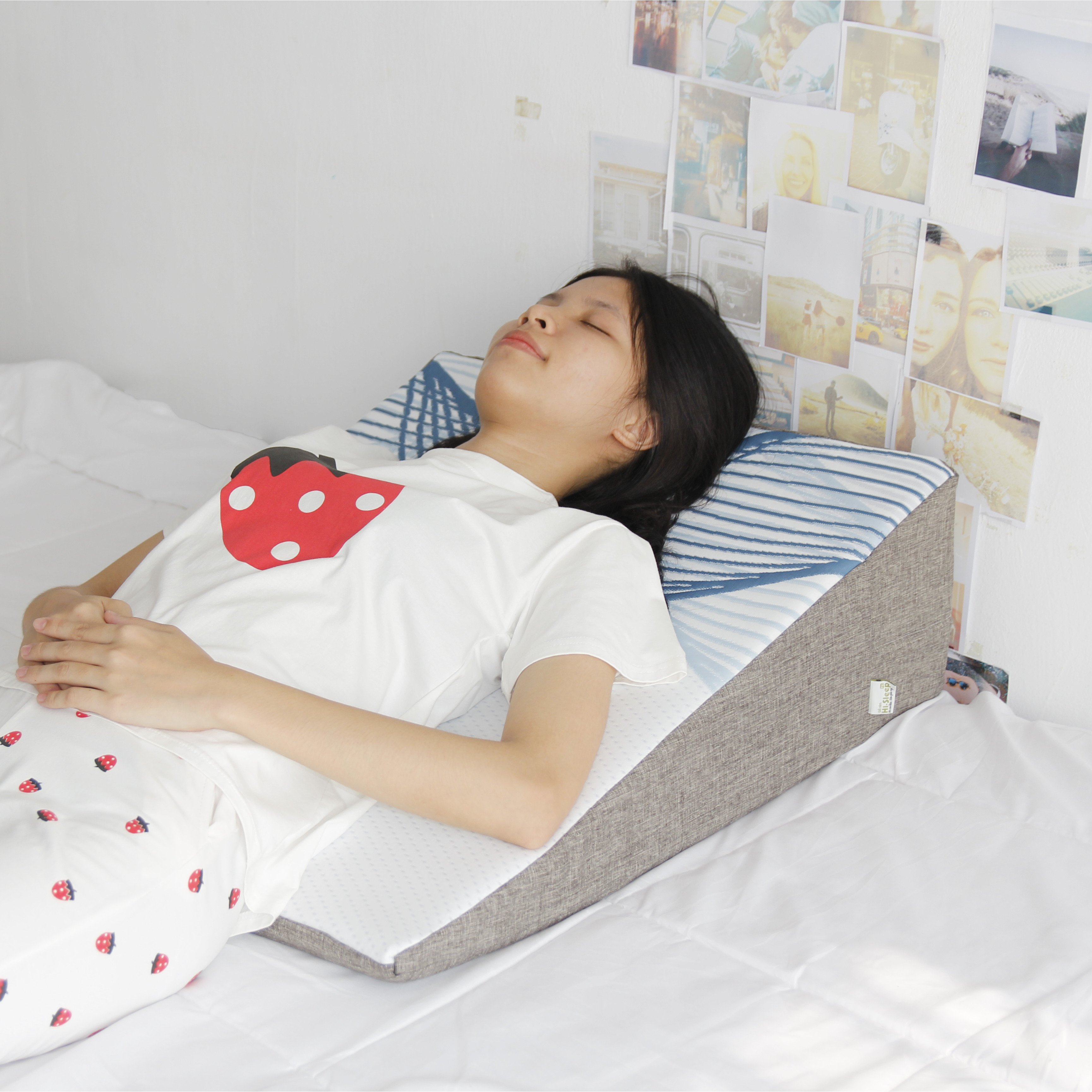 Gối Chống Trào Ngược Dạ Dày Hi-Sleep Loại Cao 22 Cm