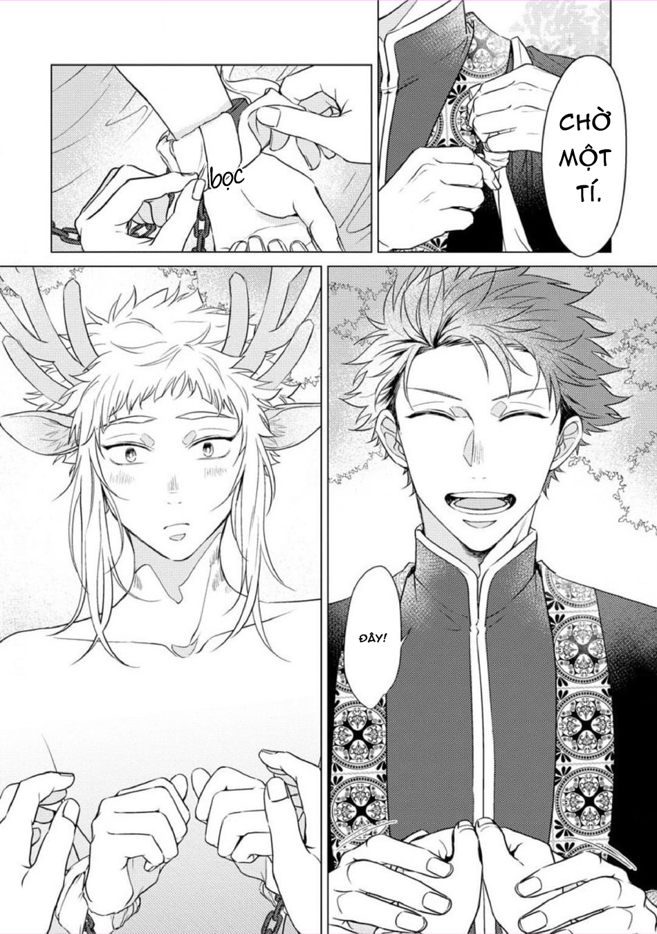 gặp gỡ em, thú nhân màu chàm trắng chapter 2 4