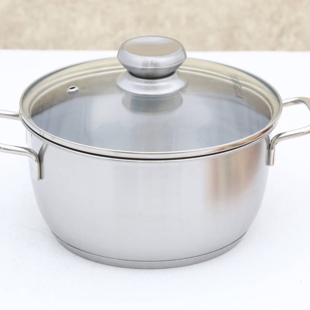 Bộ 5 nồi inox nắp kính Fivestar FS08CG1 - Hàng chính hãng