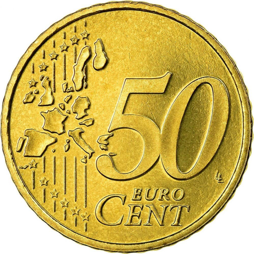 Xu thế giới 50  cent Euro sưu tầm
