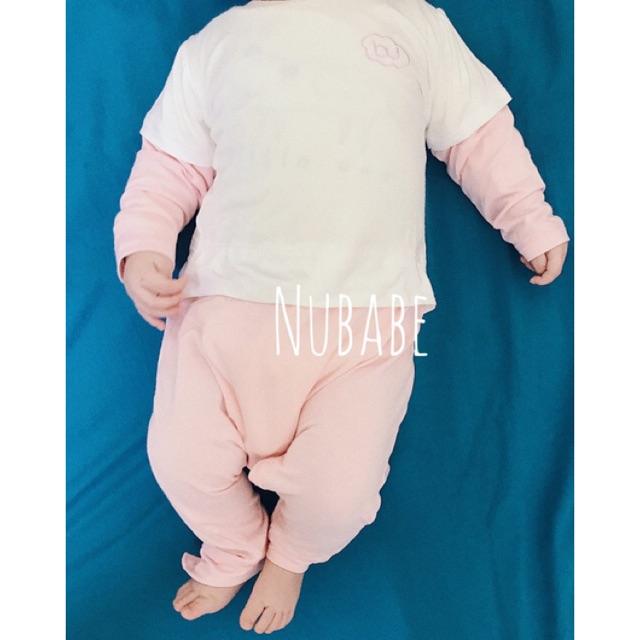 Bodysuit cho bé - Body dài tay cài vai cho bé trai/bé gái BU - Ảnh thật Nubabe tự chụp