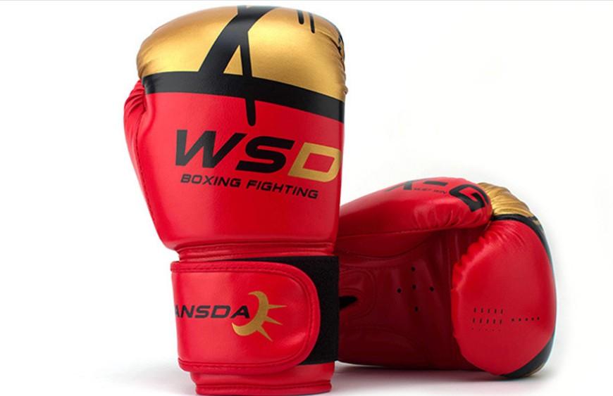 Kick Boxing Găng tay cho nam giới phụ nữ pu karate muay tai guantes de boxeo chiến đấu miễn phí mma sanda đào tạo thiết bị trẻ em Color: White US Size: 14oz