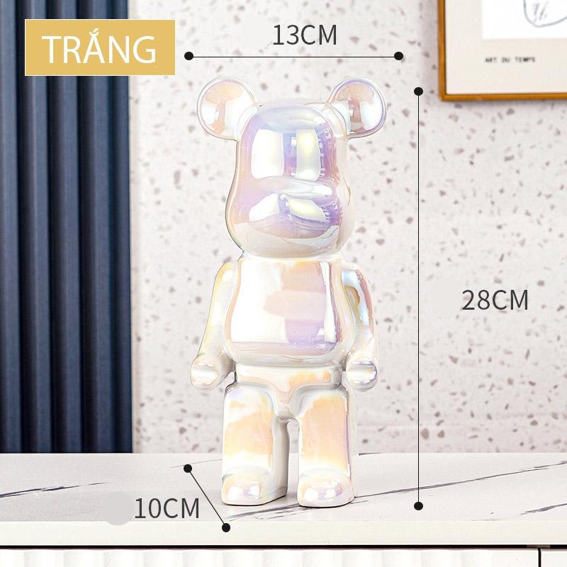 Tượng Gấu – Bearbrick11, tượng trang trí, trang trí bàn, quà tặng decor