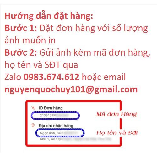 In ảnh giá rẻ ép plastic tràn viền tùy chọn kích cỡ