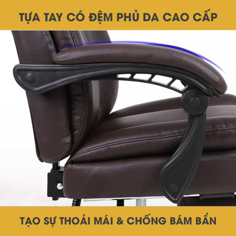 Ghế Xoay Văn Phòng Dành Cho Giám Đốc Lãnh Đạo Có Thể Làm Ghế Gaming, Ghế Văn Phòng Làm Việc Thư Giãn - Hàng Chính Hãng