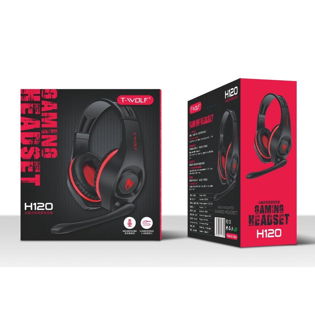 HEADPHONE TAI NGHE GAMING T-WOLF H120 (BH 6 Tháng)