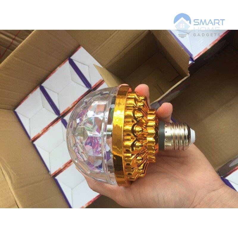 Đèn LED Trang Trí - Đèn Quẩy Theo Nhạc Cực Xung Tự Xoay Nhấp Nháy Nhiều Màu Lên Là Lên Là Lên Là Lên