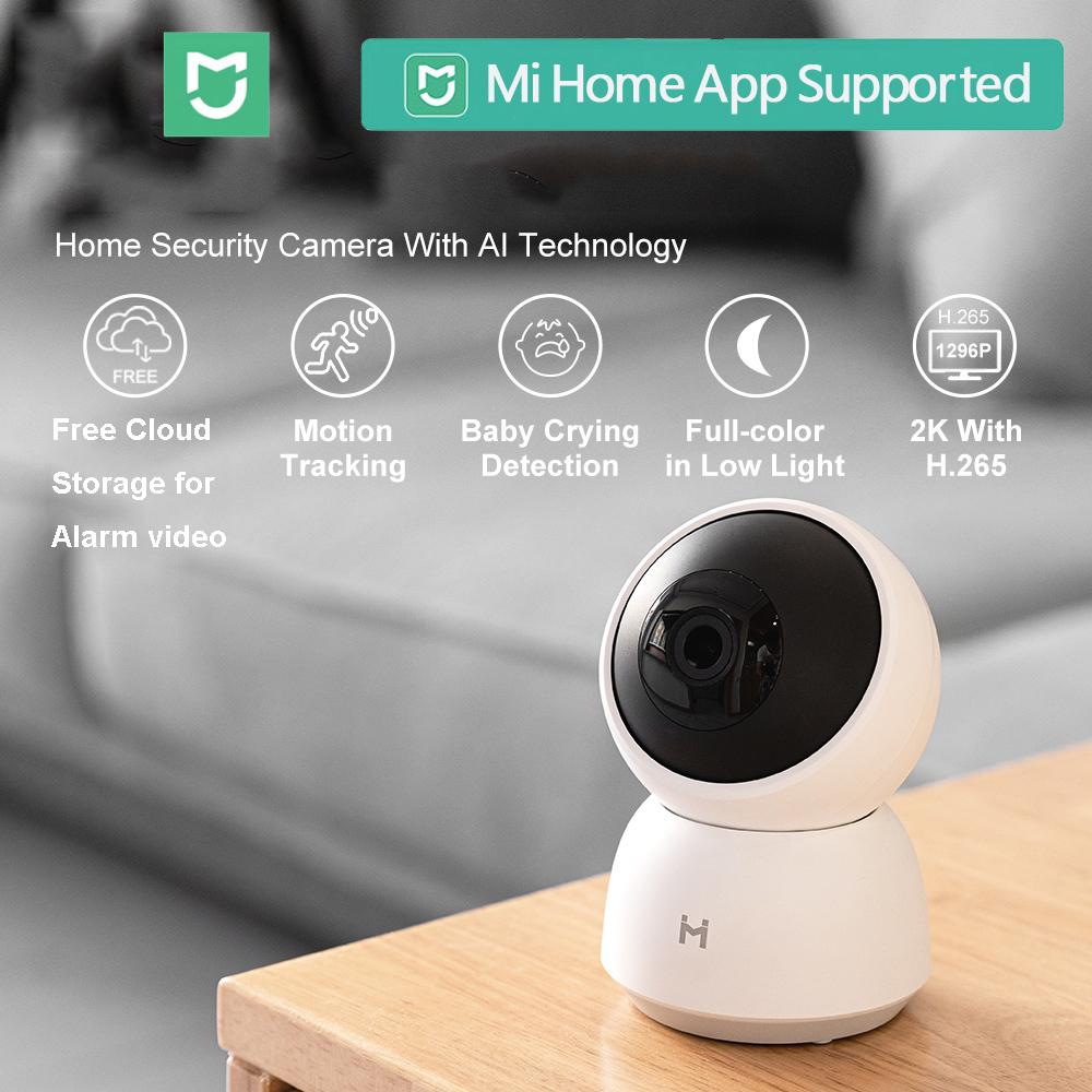 Màn hình trẻ em Camera giám sát an ninh có tầm nhìn ban đêm 1296P Bảo vệ Webcam an ninh gia đình Camera 2K cho ứng dụng Mijia Màu sắc: Camera 2K thêm 64G