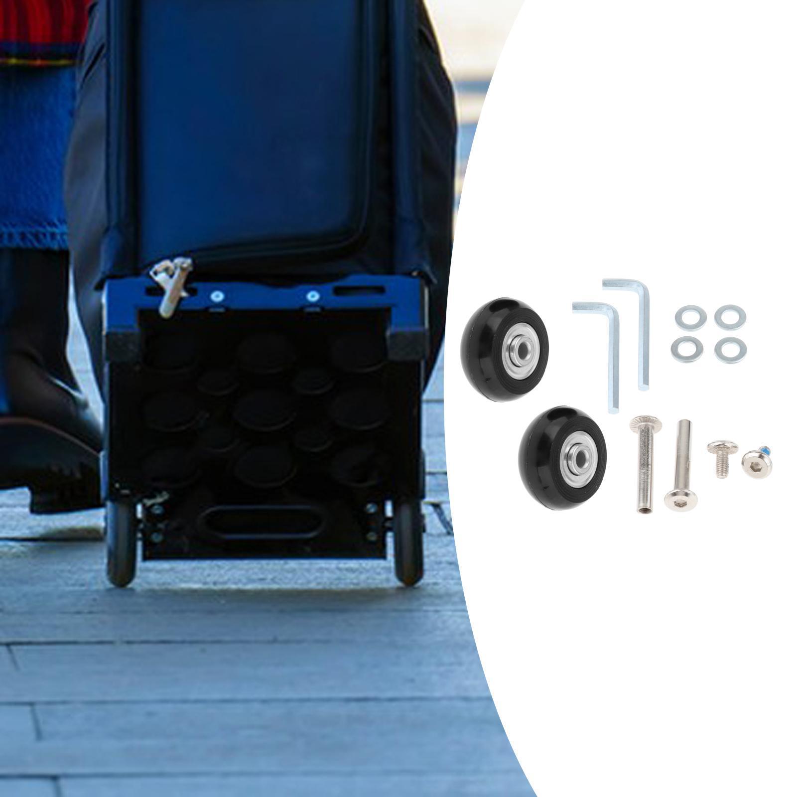 Replacement Suitcase Wheels Flexible Luggage Suitcase Replacement Wheels Set
