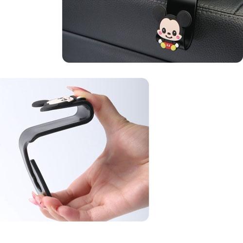 Móc treo đồ sau ghế ô tô họa tiết hoạt hình 3D đáng yêu
