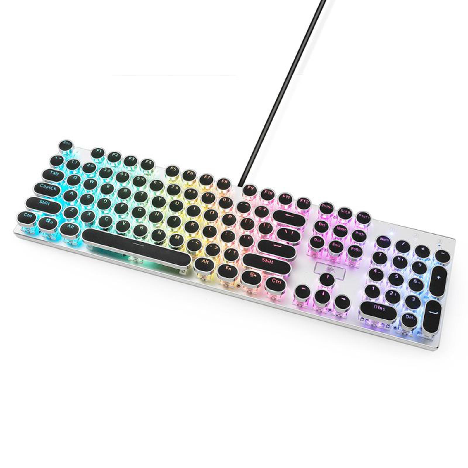 Round Keycaps - Double Shot PBT Keycap Set with Translucent Layer, for Mechanical Keyboards, Full 108 Key Set
