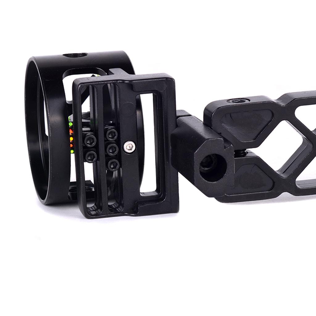 Adjustable Bow Sight 5 Pin Compound Bow Aim Night visible Trainer