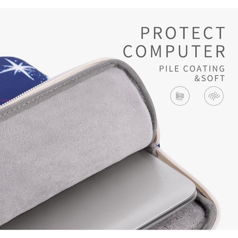 CanvasArtisan Túi đựng máy tính họa tiết vũ trụ chống nước cho Surface Air Pro 11 12 13 14 15 inch