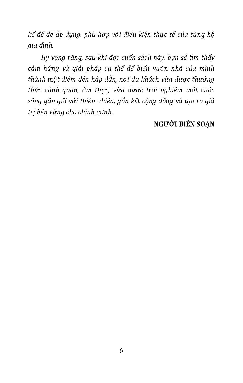 Làm Nông Kiểu Mới - Xanh, Sạch, Bền Vững: Làm Du Lịch Tại Vườn Nhà