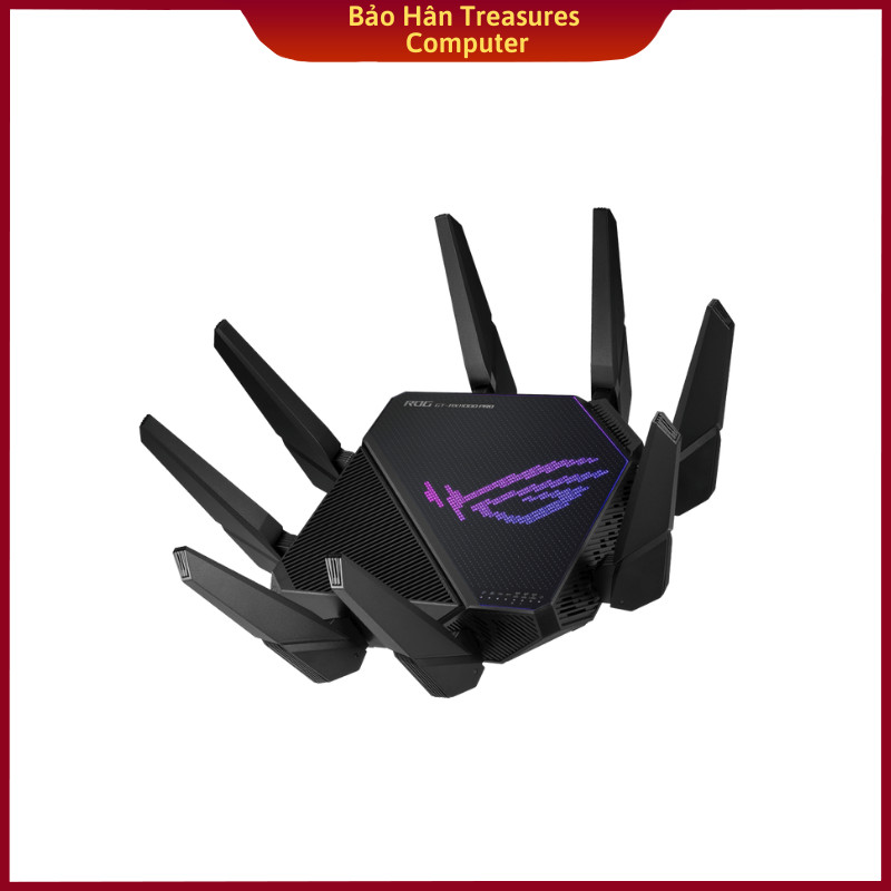 Wireless Routers Tri-band WiFi 6 ASUS ROG Rapture GT-AX11000 PRO gaming router 2.5G port - Hàng Chính Hãng