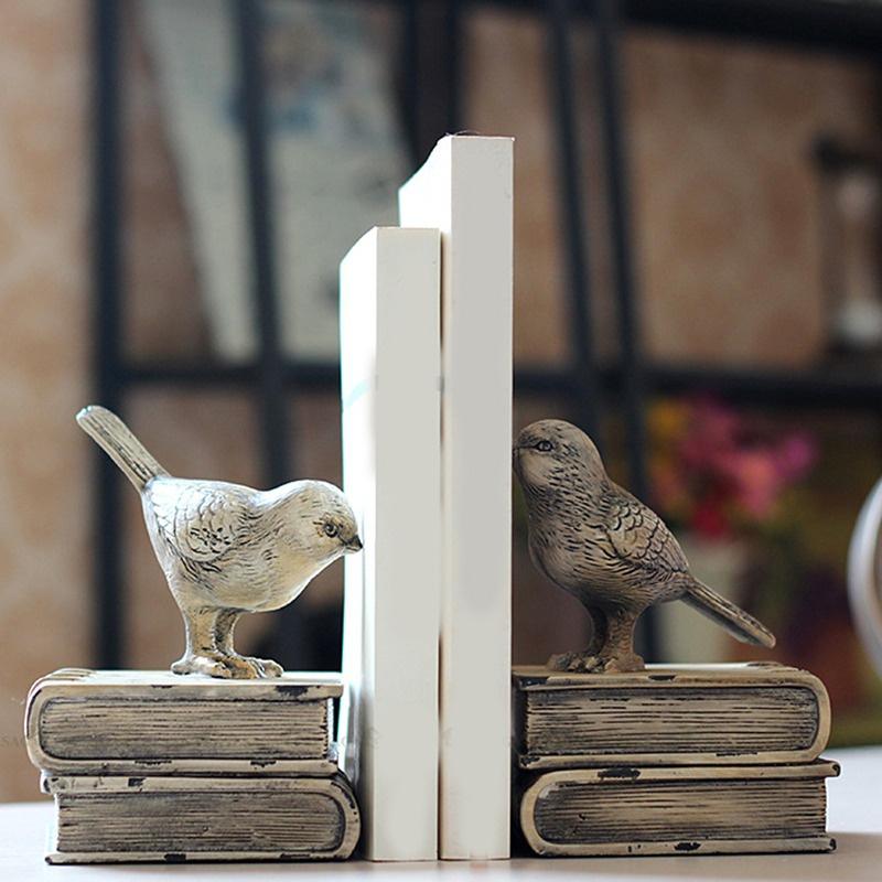 1 Phụ Kiện Trang Trí Để Bàn Hình Chú Chim Phong Cách Vintage