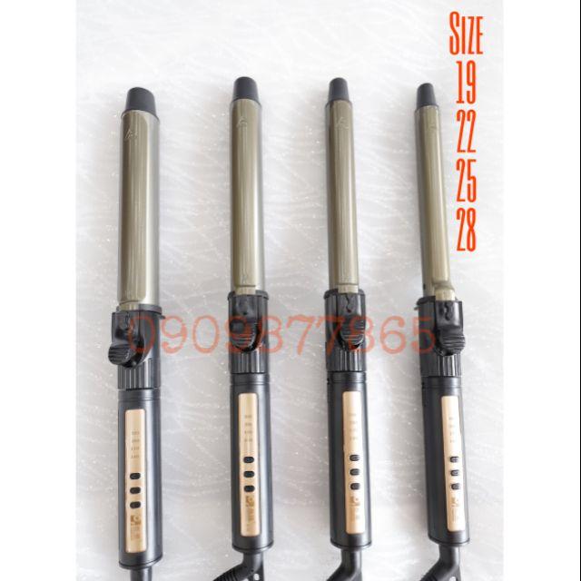 Máy Uốn tóc có trục xoay. Size 09.13.16.19.22.25.28 .32