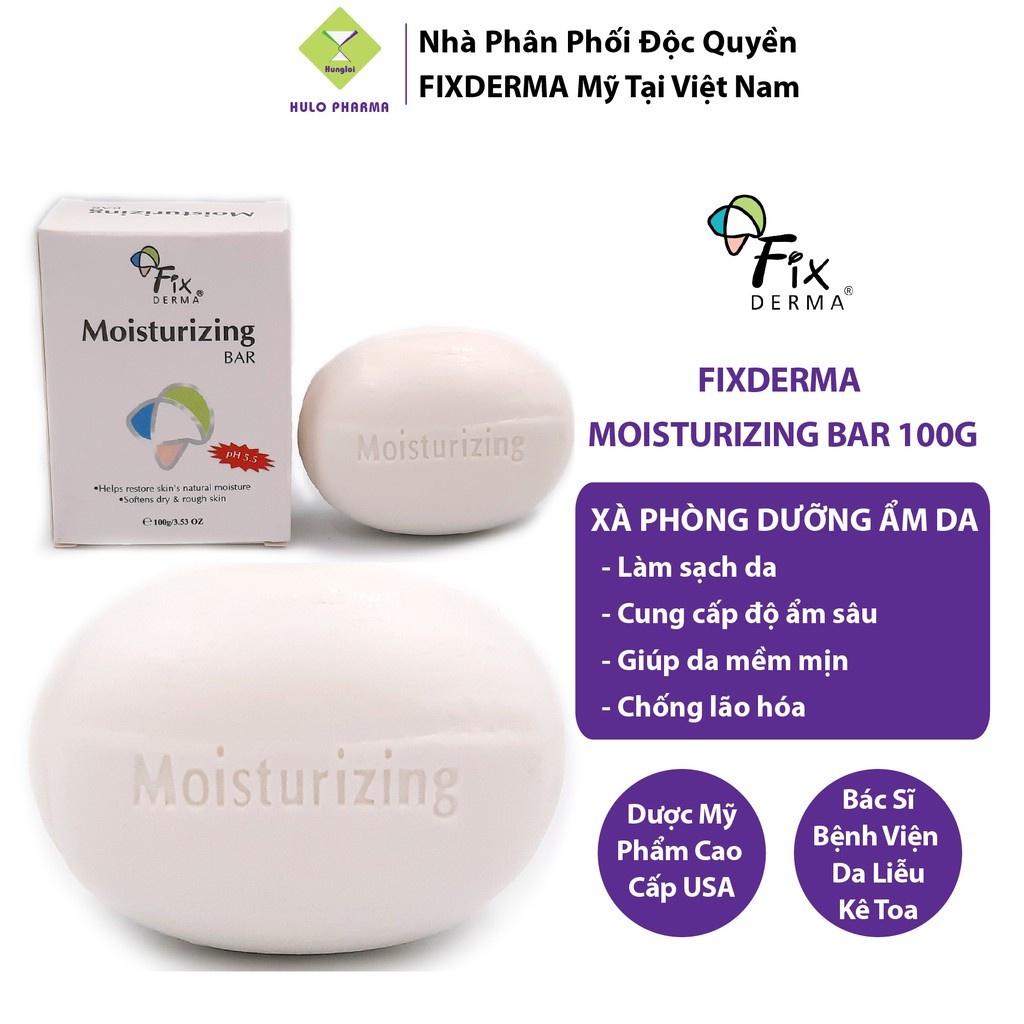 Xà Phòng Làm Sạch Cho Da Khô, Nhạy Cảm Fixderma Moisturizing Bar 100g