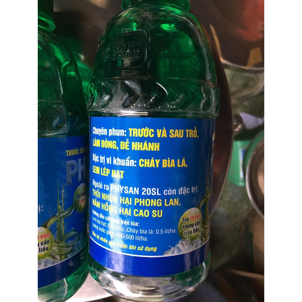 Thuốc đặc trị vi khuẩn thối nhũn trên hoa lan Physan 480ml 20SL lạnh nhãn mới