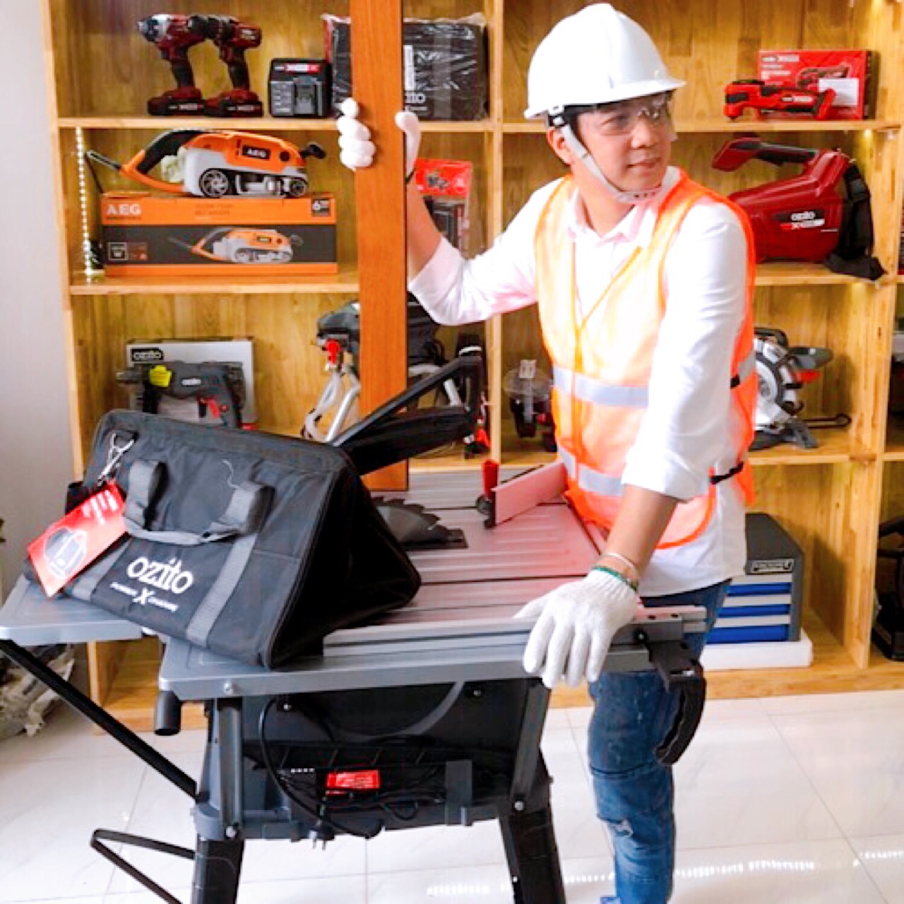 TÚI ĐỰNG ĐỒ NGHỀ PXBAG-M HIỆU OZITO MỚI 100% NHẬP KHẨU ÚC