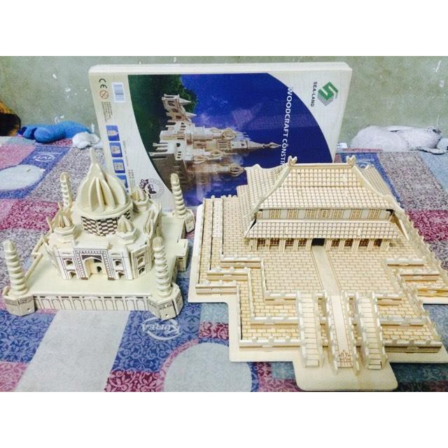 Đồ chơi lắp ráp gỗ 3D Mô hình Đền Taj Mahal Ấn Độ