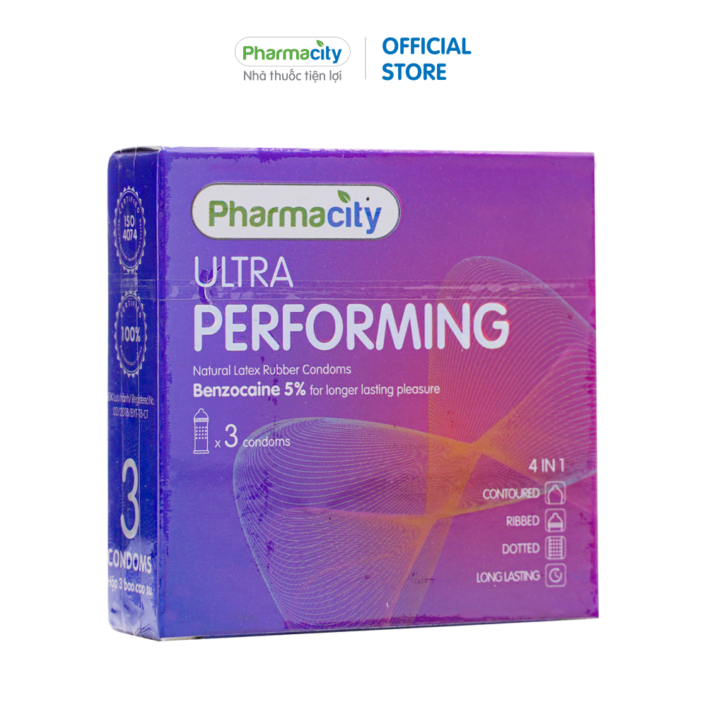 Bao cao su Pharmacity Ultra Performing