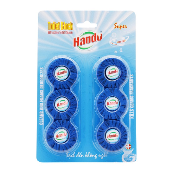 Bộ 2 vỉ 12 viên tẩy và làm thơm bồn cầu Hando Tienich168 TI119