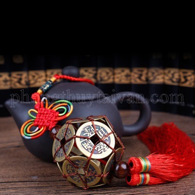 Dây xu đồng tiền Kim Tiền Bảo 38cm - chiêu tài lộc, may mắn, bình an.