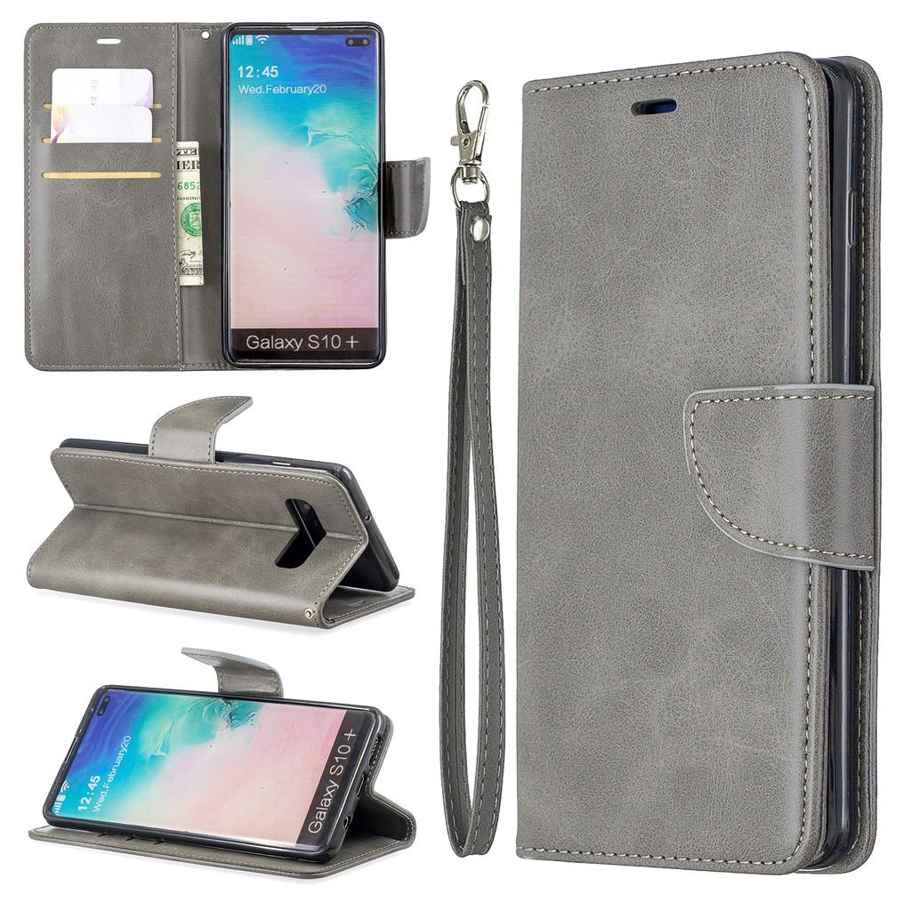 Ốp lưng điện thoại dạng ví da lật có ngăn đựng thẻ cho Samsung Galaxy S10 S9 Plus S10+ S9+ S10e J730 J530 J330