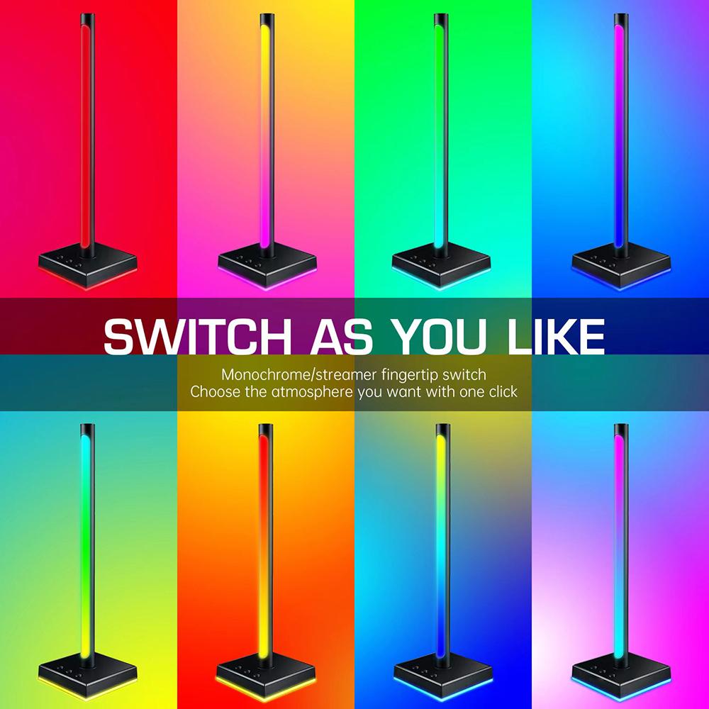 Smart RGB Desktop Pickup Atmosphere Lamp Music Rhythm Light Bar Support APP Control for Living Room Bedroom Party