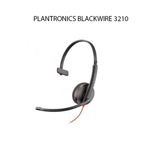 Tai nghe Plantronics C3210-USB-A -Hàng chính hãng (209744-101) Tai nghe có dây một bên tai, chất lượng âm thanh vượt trội, có nhiều tùy chọn kết nối