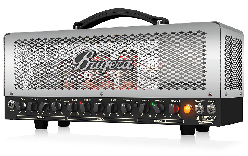 Bugera T50 Infinium 50-watt 2-channel Class-A Tube Head-Hàng Chính Hãng