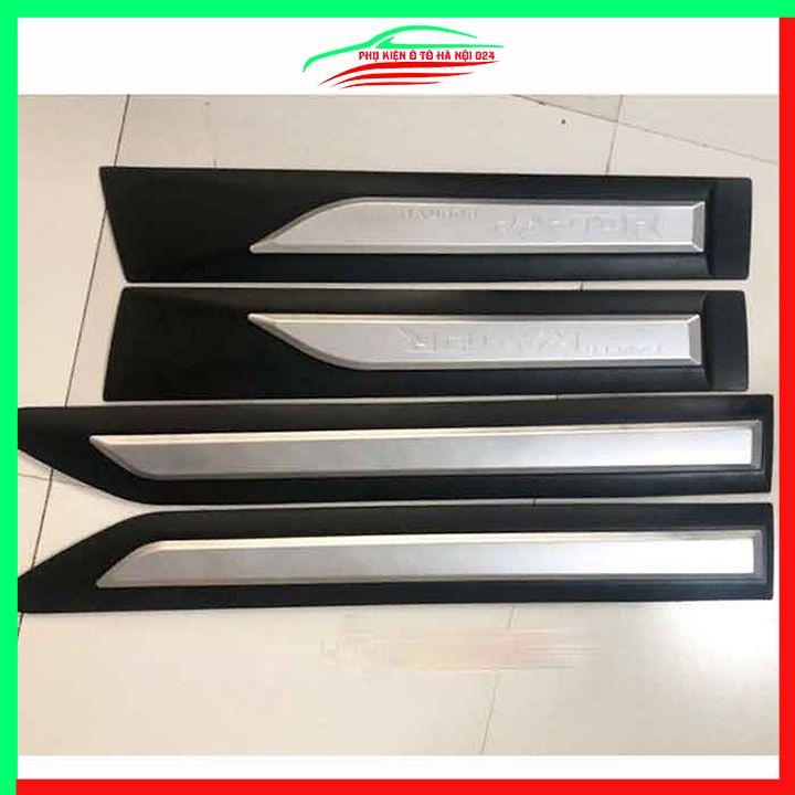 Bộ ốp nẹp sườn Ranger 2016-2017-2018-2019-2020-2021-2022 bản to trang trí làm đẹp xe