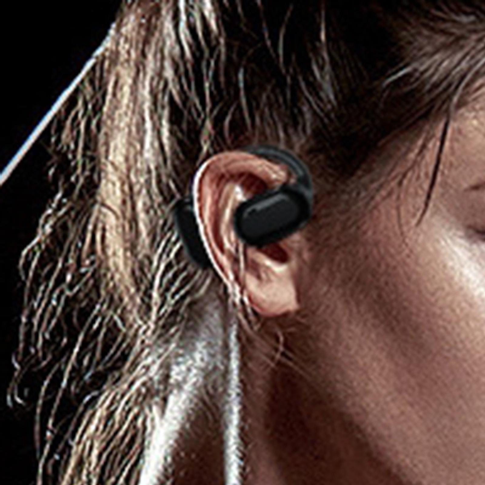 Single Ear Headphones Ear Hooks Right Ear Earbuds for Running Office Cycling